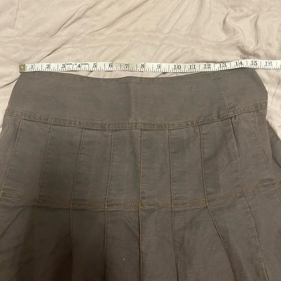 NWOT American Eagle Outfitters green pleated skirt - Picture 5 of 5